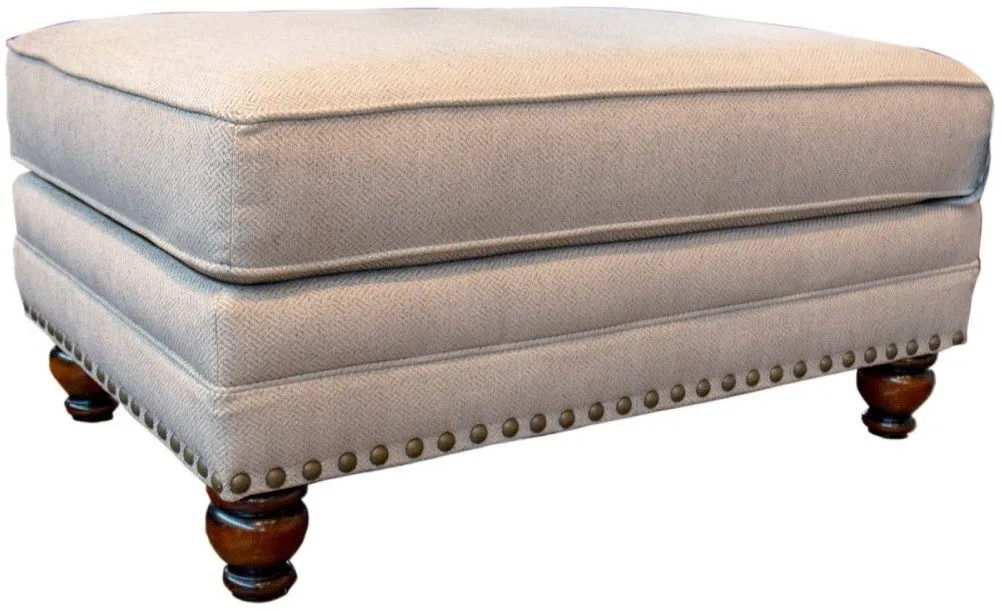 CARYS DOE BEIGE OTTOMAN