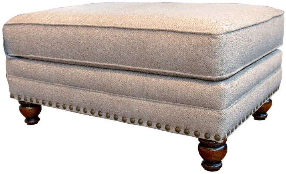 CARYS DOE BEIGE OTTOMAN