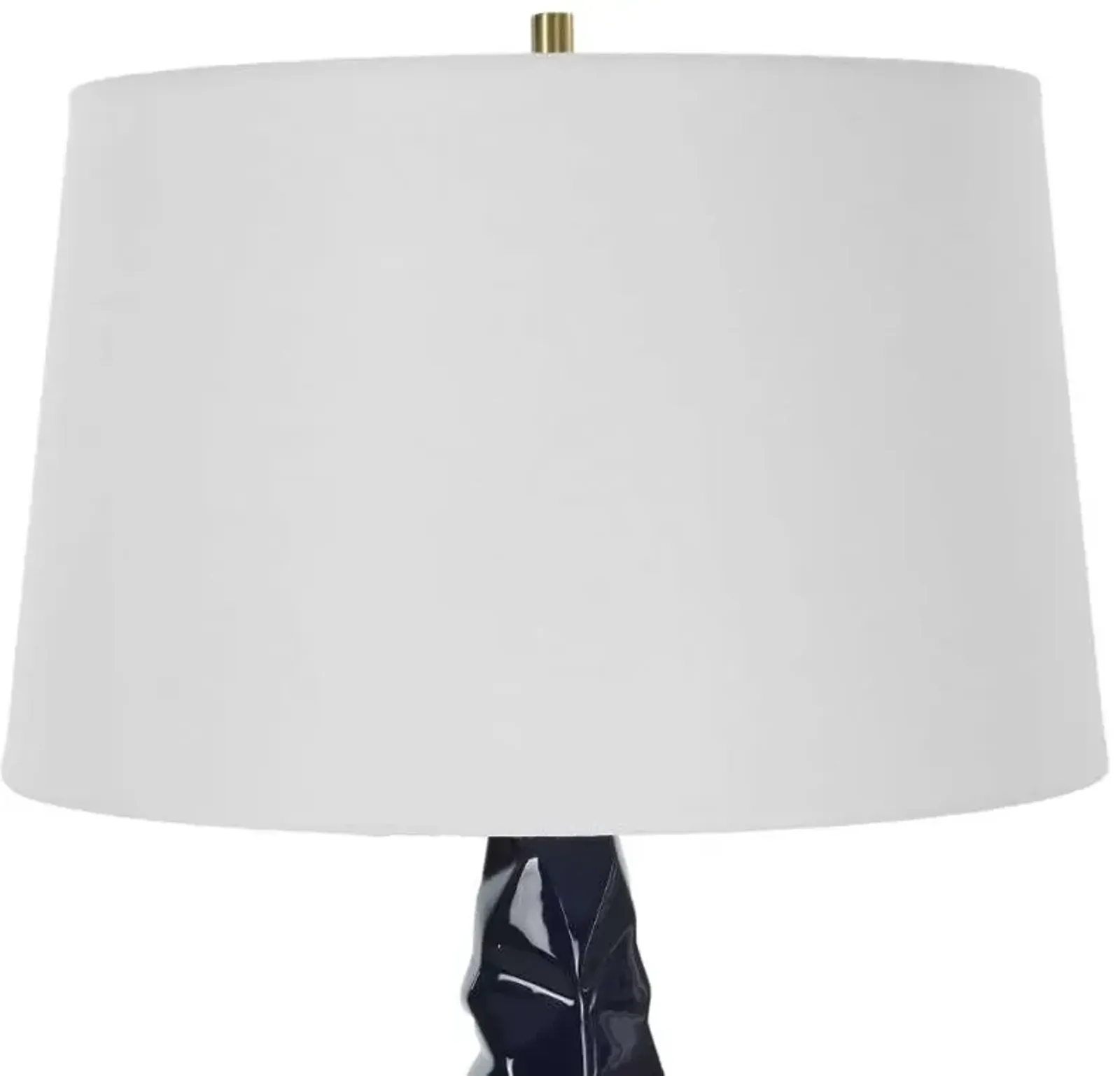 Uttermost Kavos Navy Blue/White Table Lamp