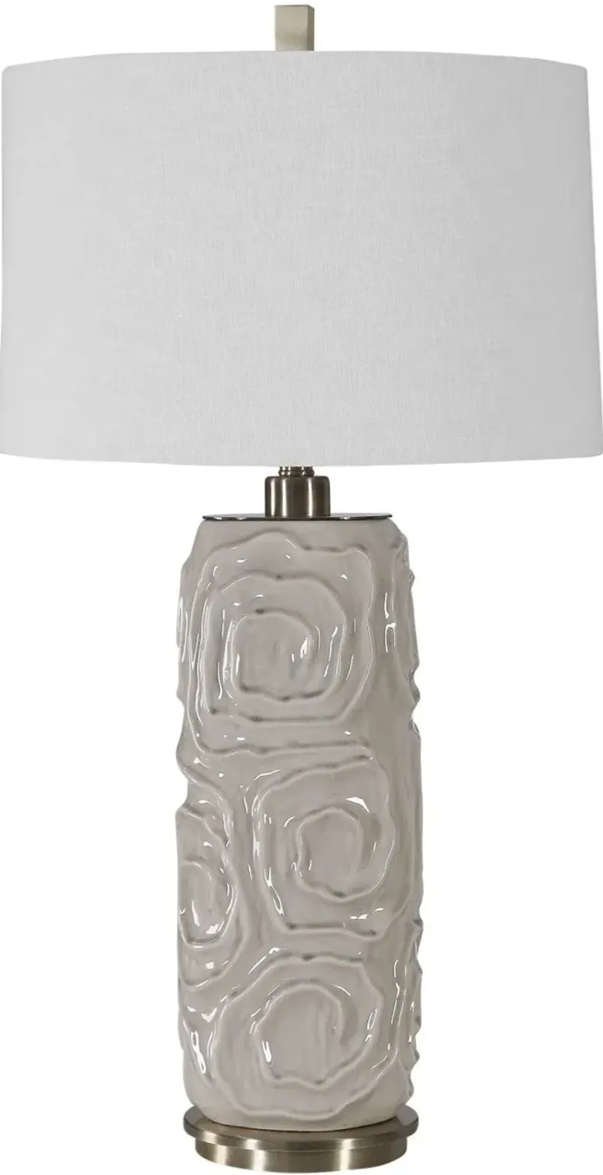 Uttermost Zade Warm Gray Table Lamp