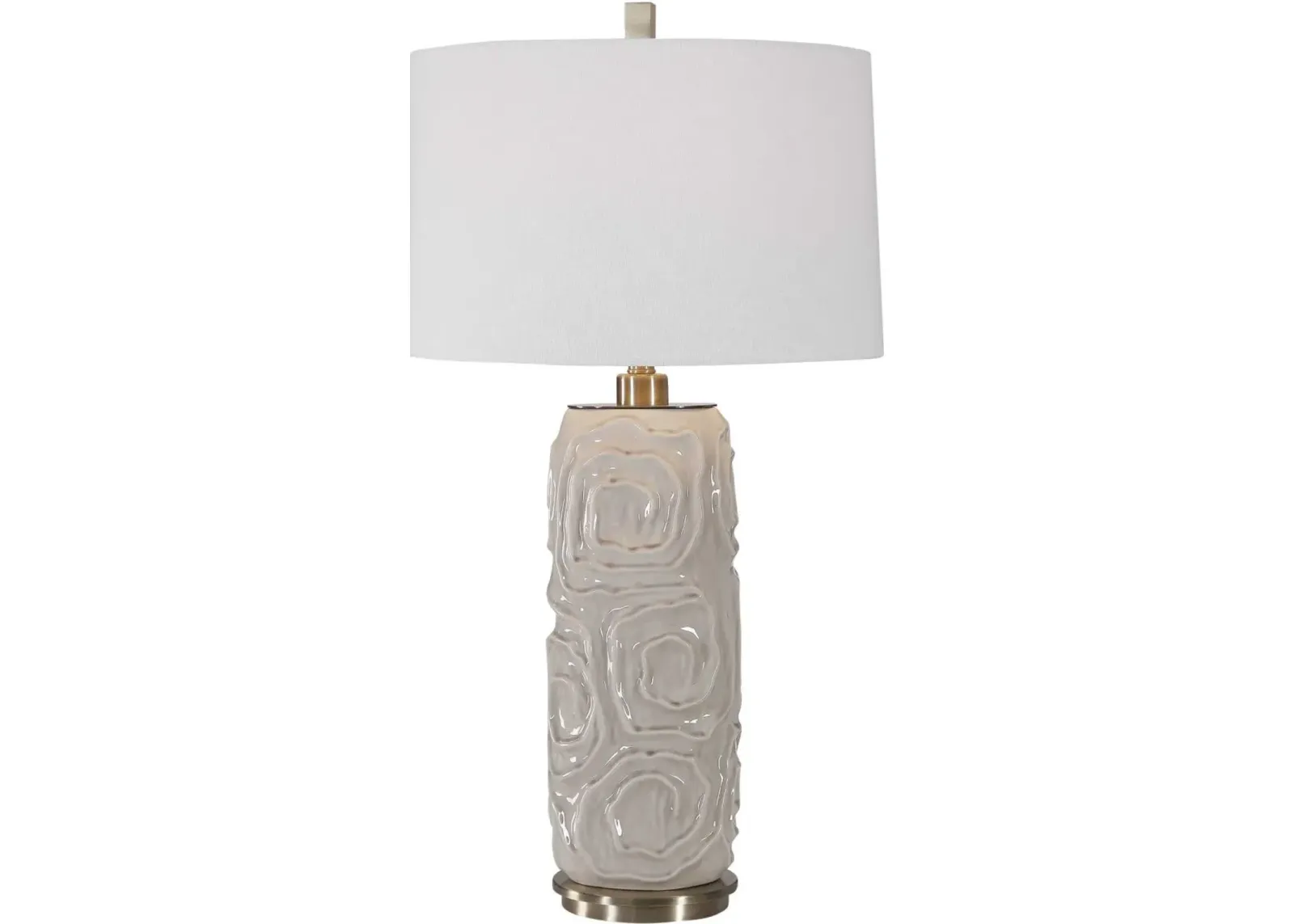 Uttermost Zade Warm Gray Table Lamp