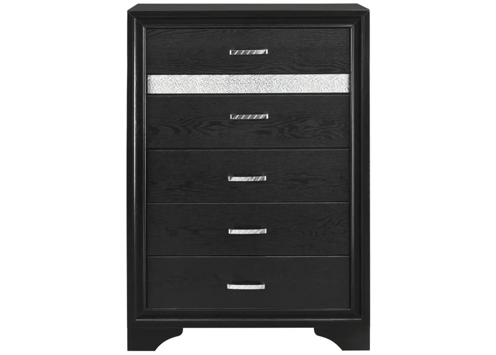 Coaster Miranda 5-Drawer Bedroom Chest Black