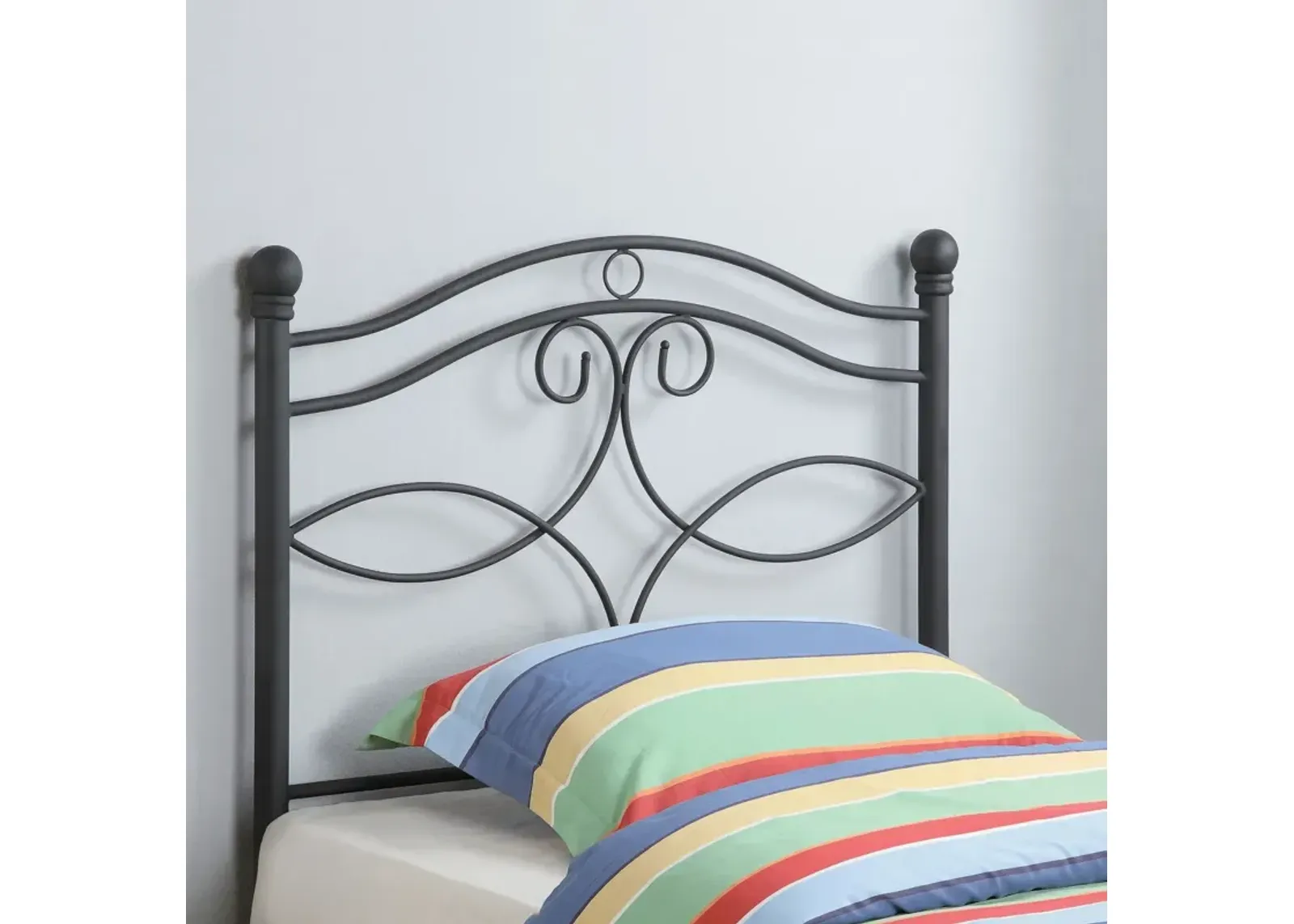 Coaster Callie Metal Twin Open Frame Headboard Matte Black