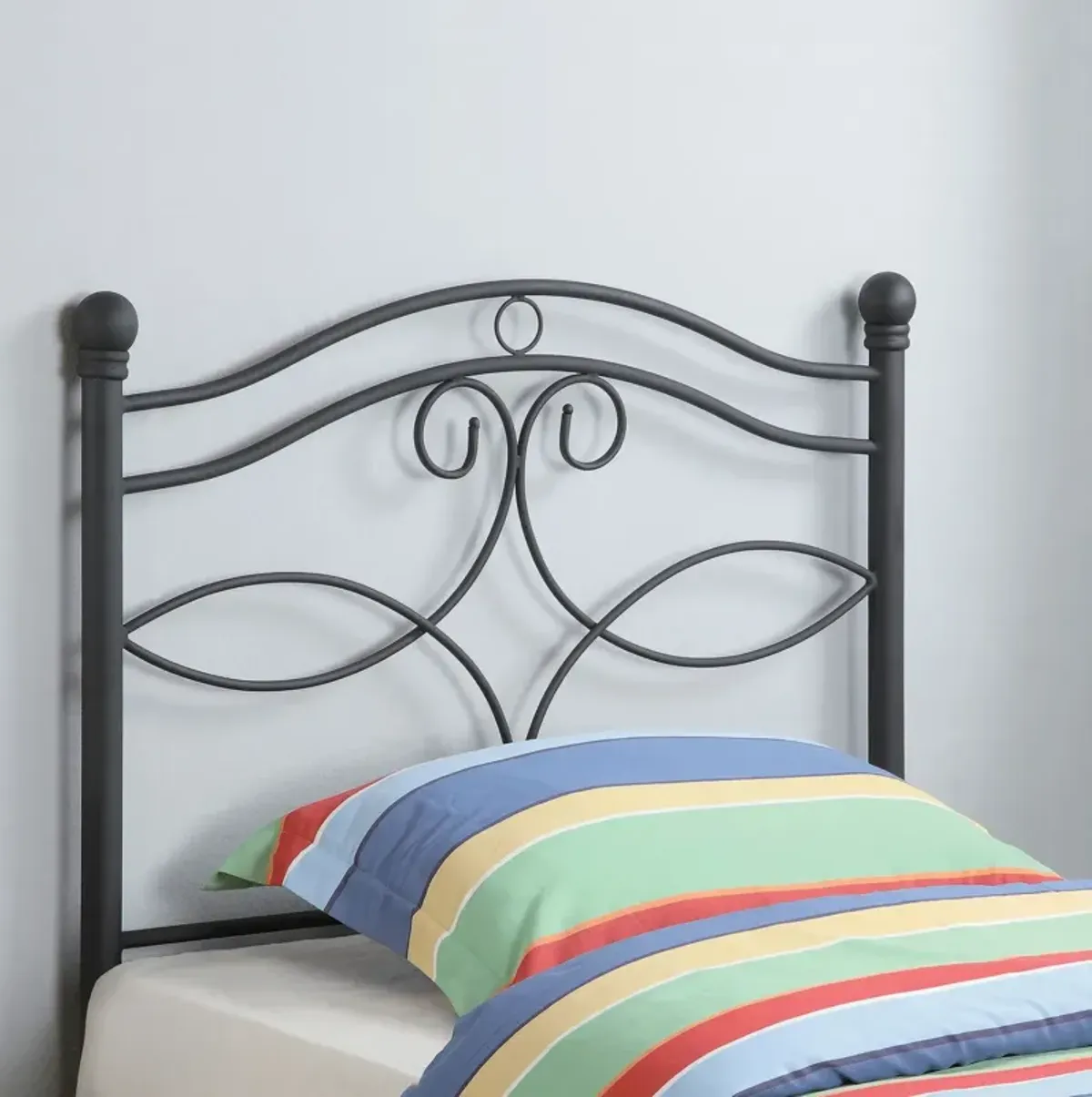 Coaster Callie Metal Twin Open Frame Headboard Matte Black