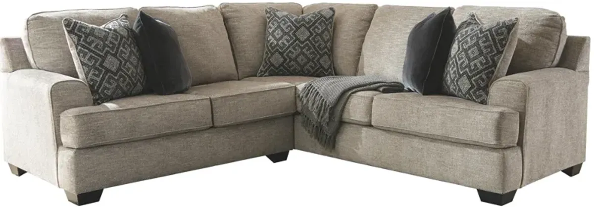 Ashley Bovarian 2-Piece Stone Sectional