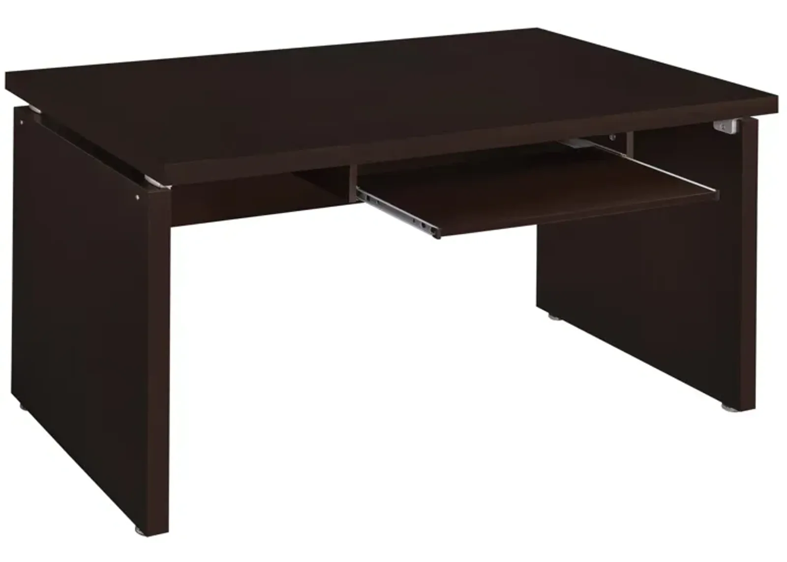 Coaster Skylar 55 Inch Computer Desk with Keyboard Drawer Cappuccino