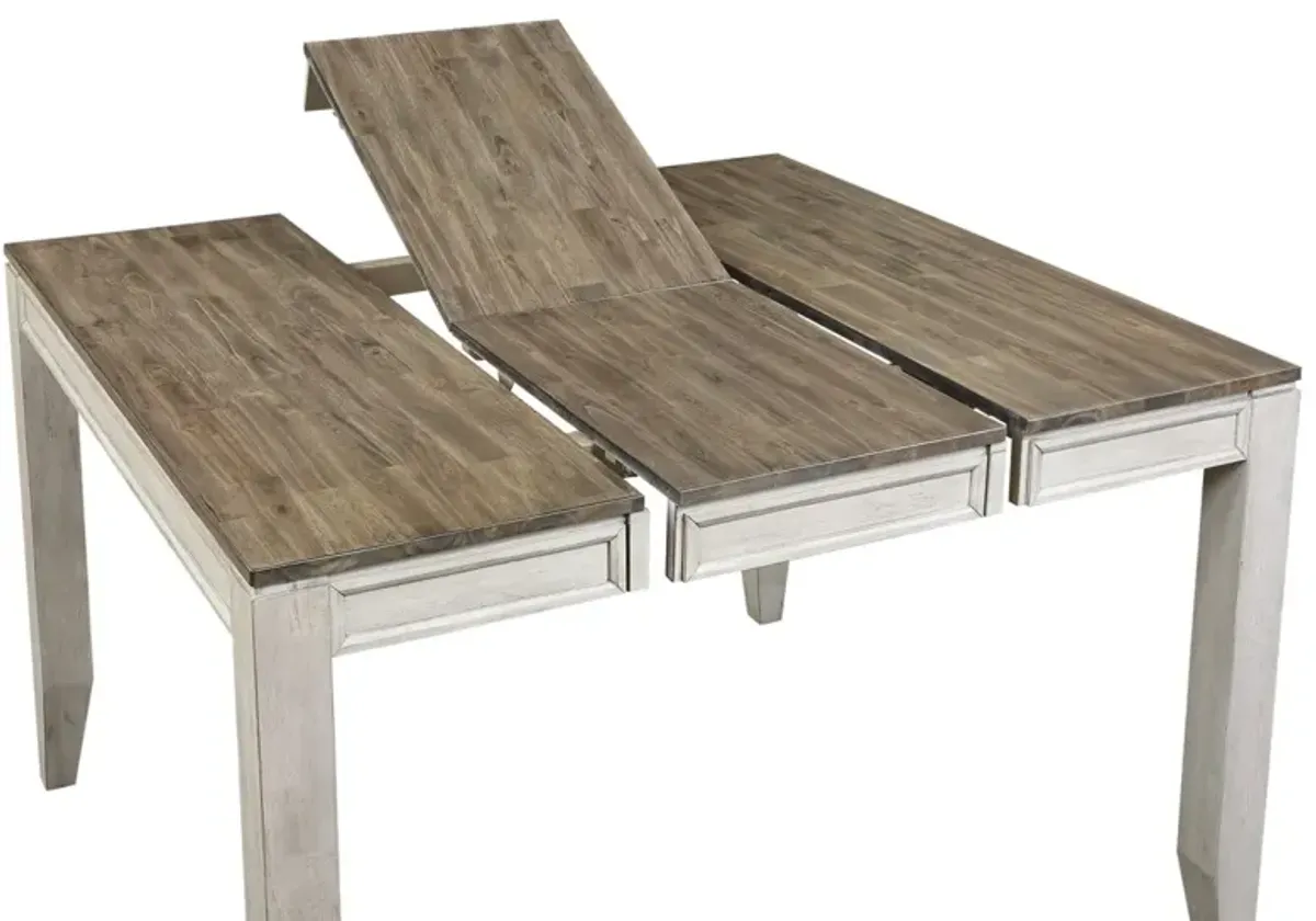 Steve Silver Abacus Two-Tone Smoky Alabaster & Putty 54 Counter-Height Table