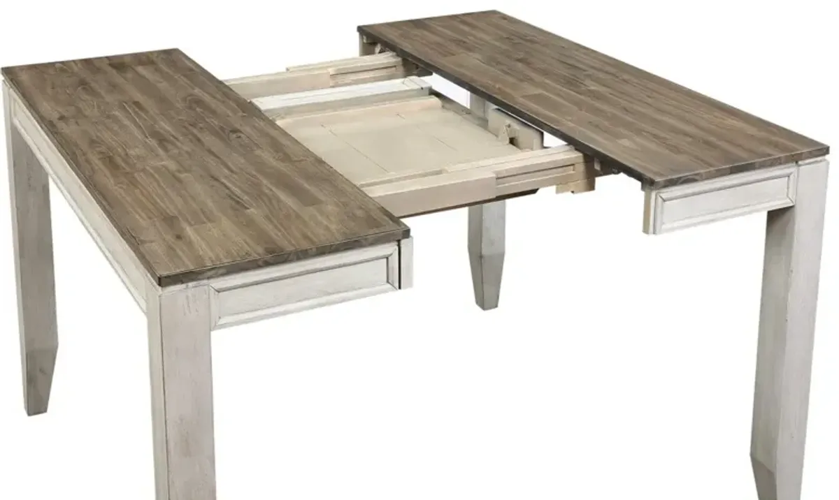 Steve Silver Abacus Two-Tone Smoky Alabaster & Putty 54 Counter-Height Table