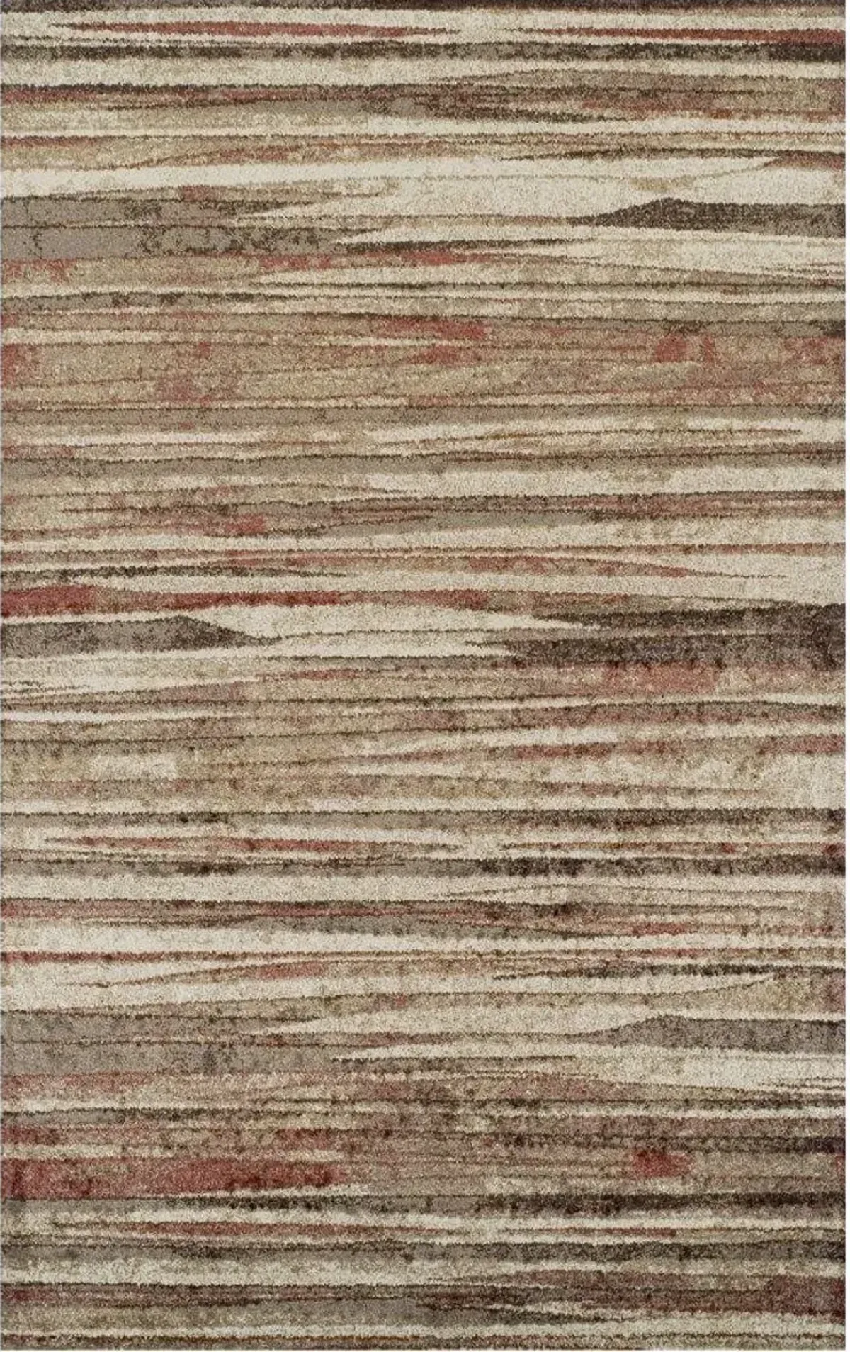 Dalyn Earthy Stripes Handwoven 5'X7' Area Rug with Warm Tonal Accents