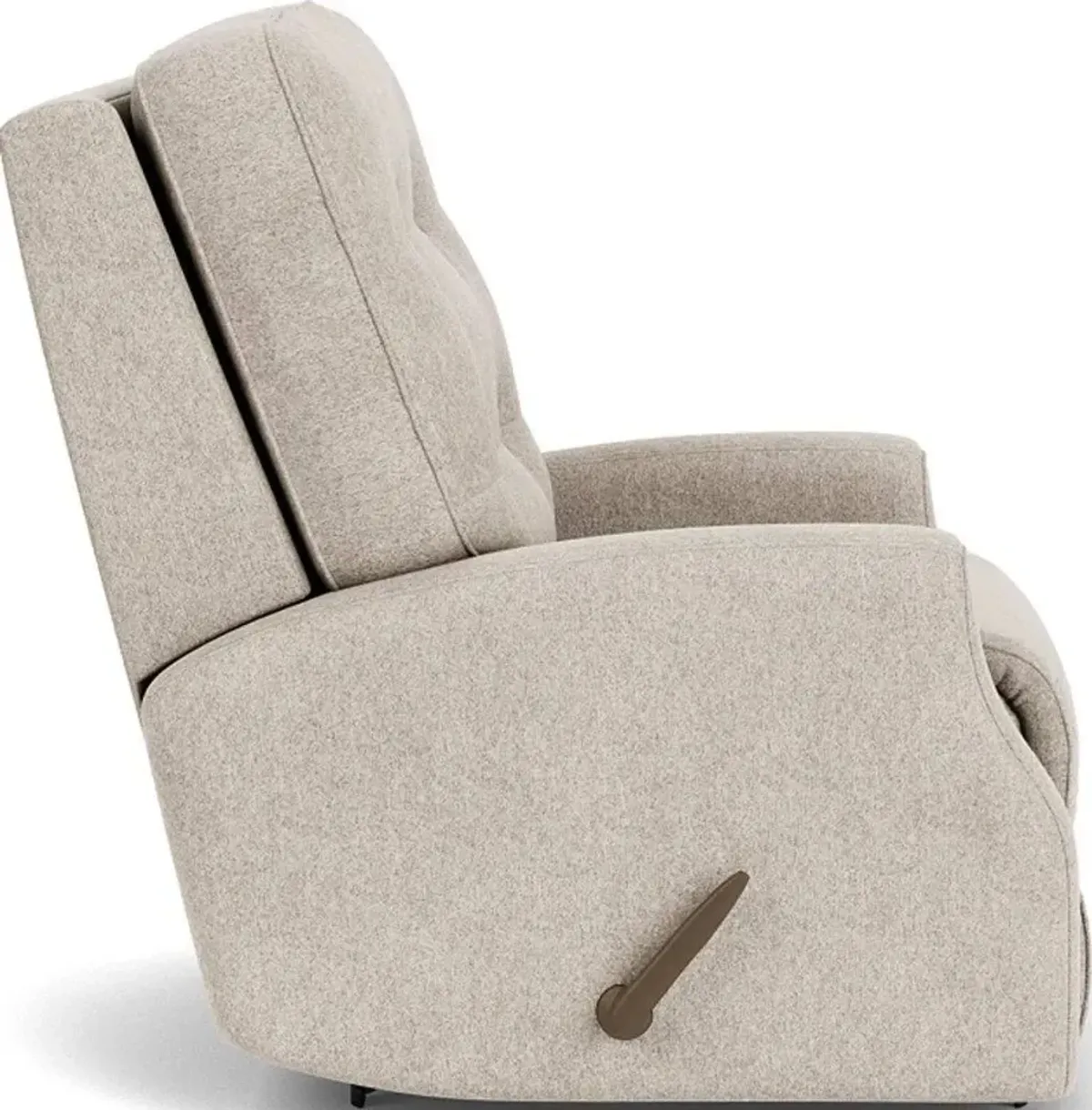 DEVON WHITE SHELL ROCKING MANUAL RECLINER