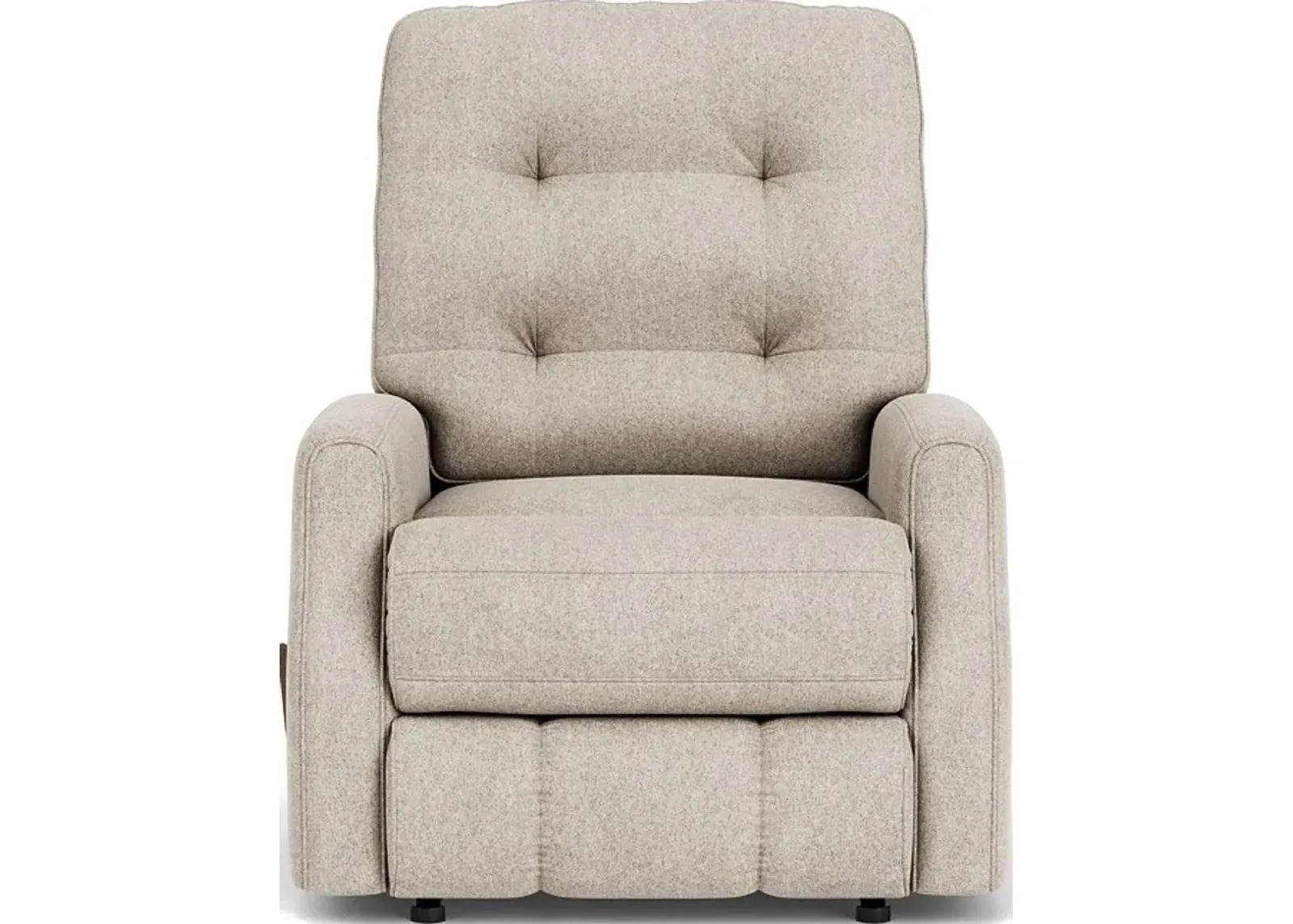 Flexsteel Devon White Shell Rocking Manual Recliner