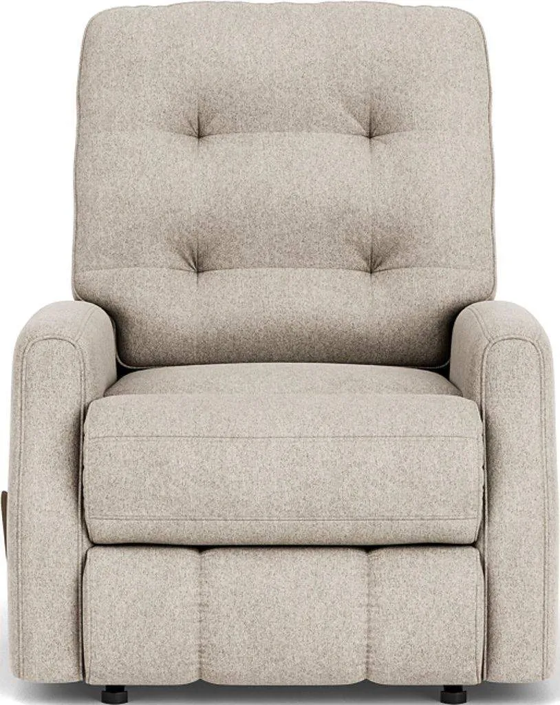 DEVON WHITE SHELL ROCKING MANUAL RECLINER