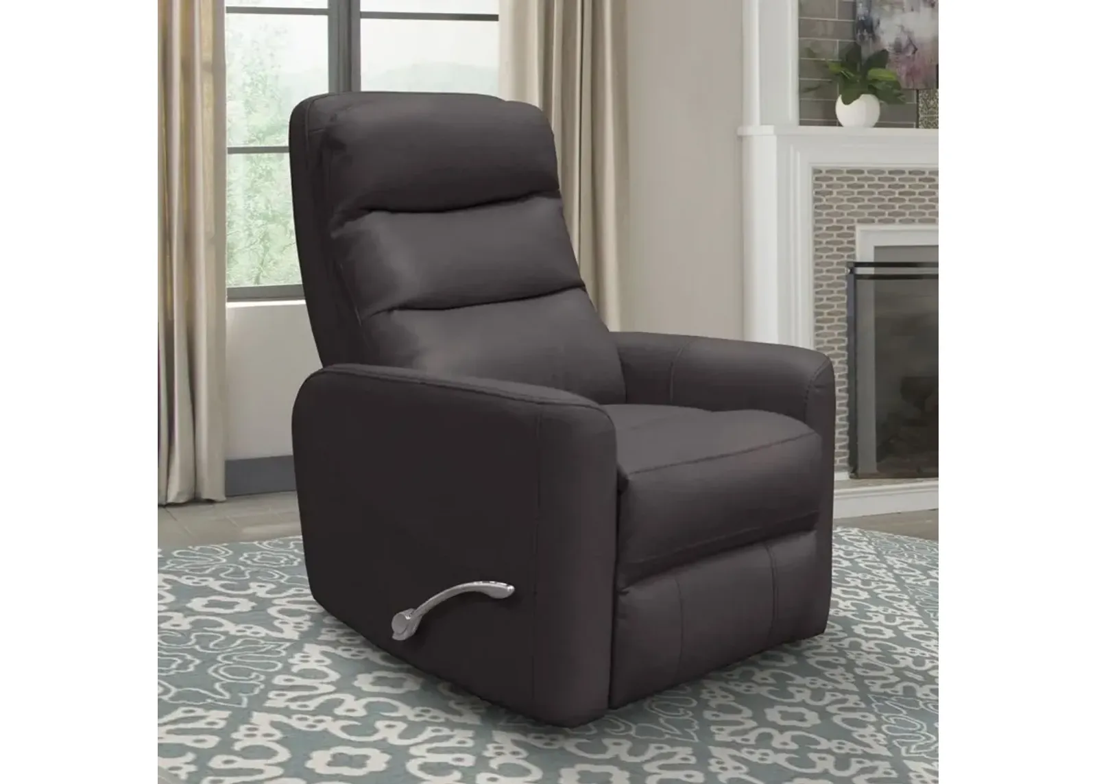 Parker House Hercules Chocolate Manual Swivel Glider Recliner