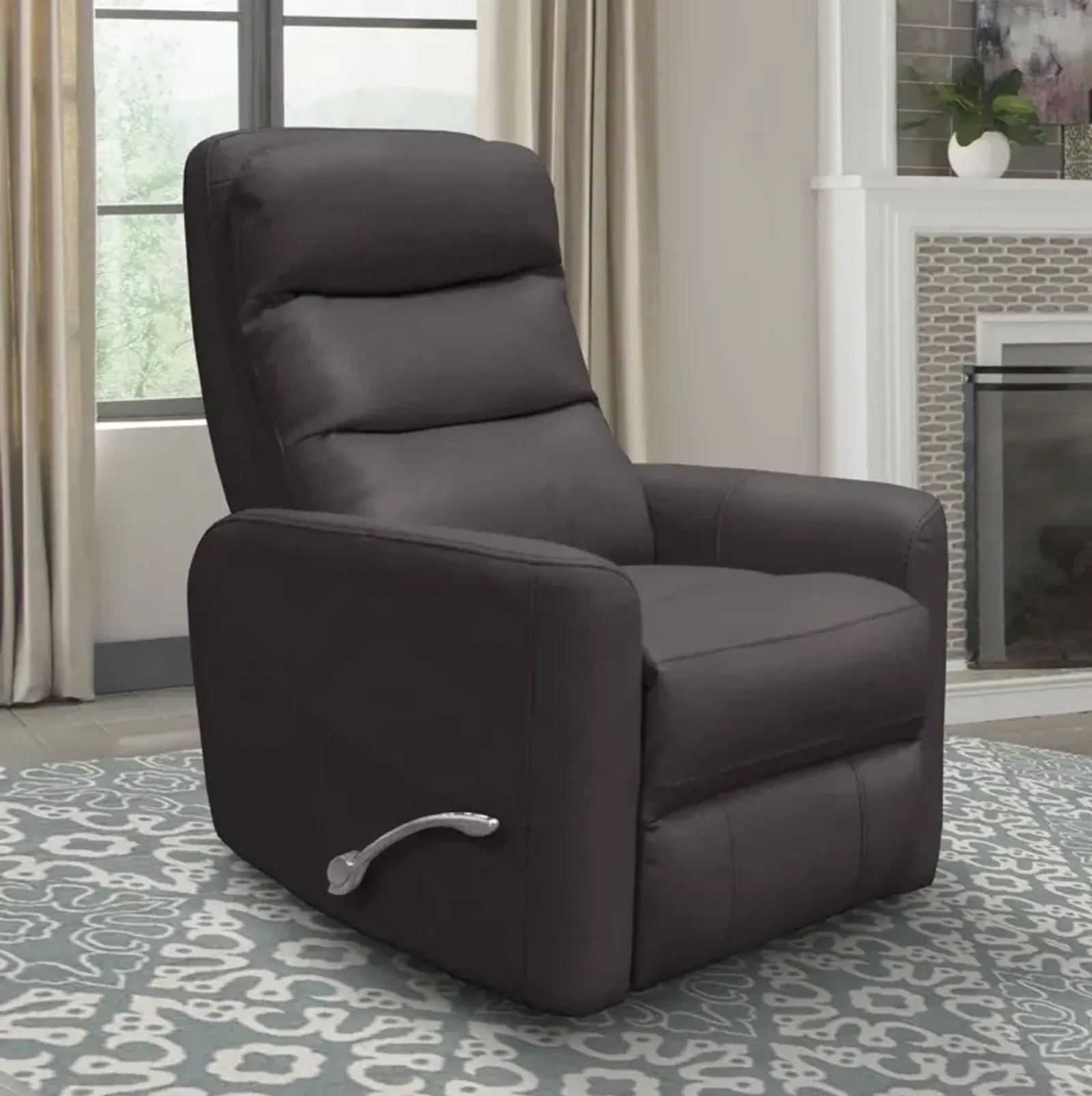 Parker House Hercules Chocolate Manual Swivel Glider Recliner