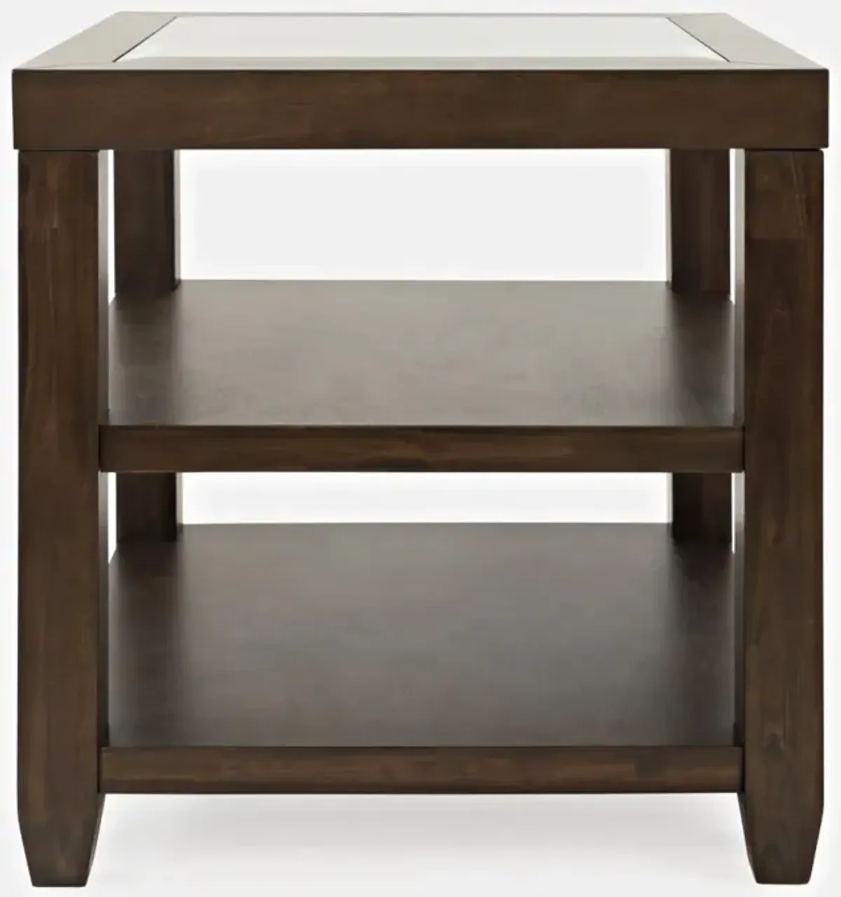 Jofran Urban Icon End Table Merlot