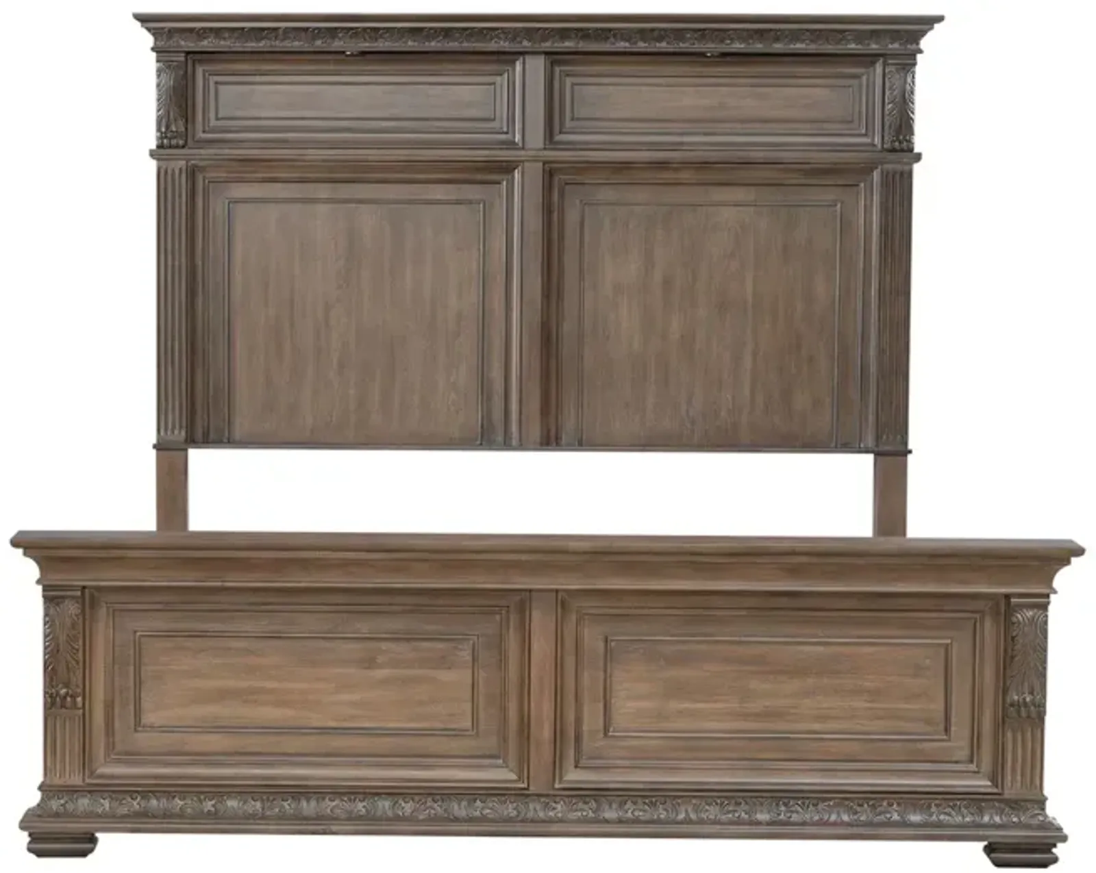 Liberty Furniture Carlisle Court Chestnut King Panel Bed