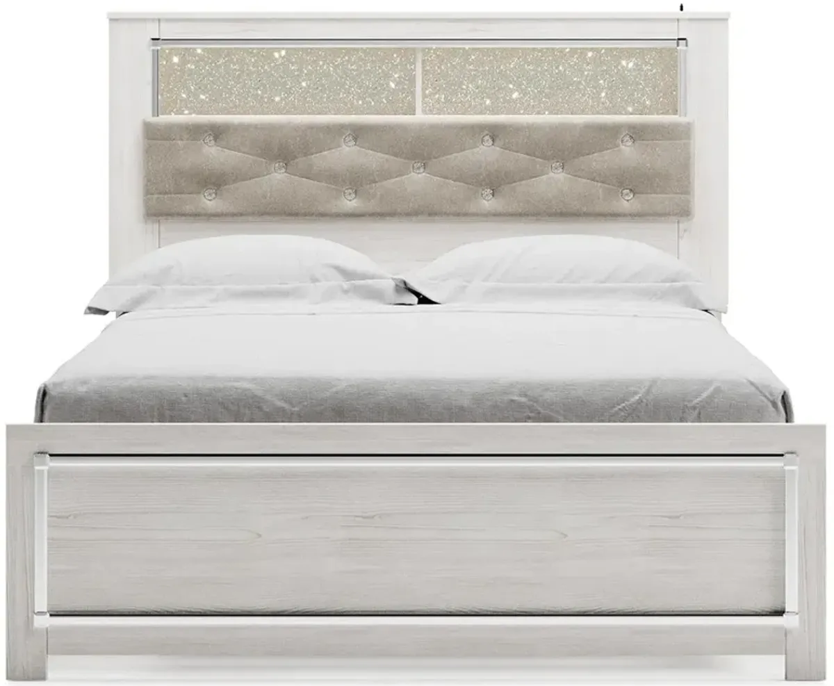 Ashley Altyra White Queen Panel Bookcase Bed