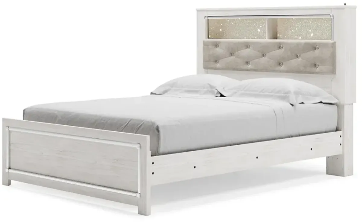 Ashley Altyra White Queen Panel Bookcase Bed