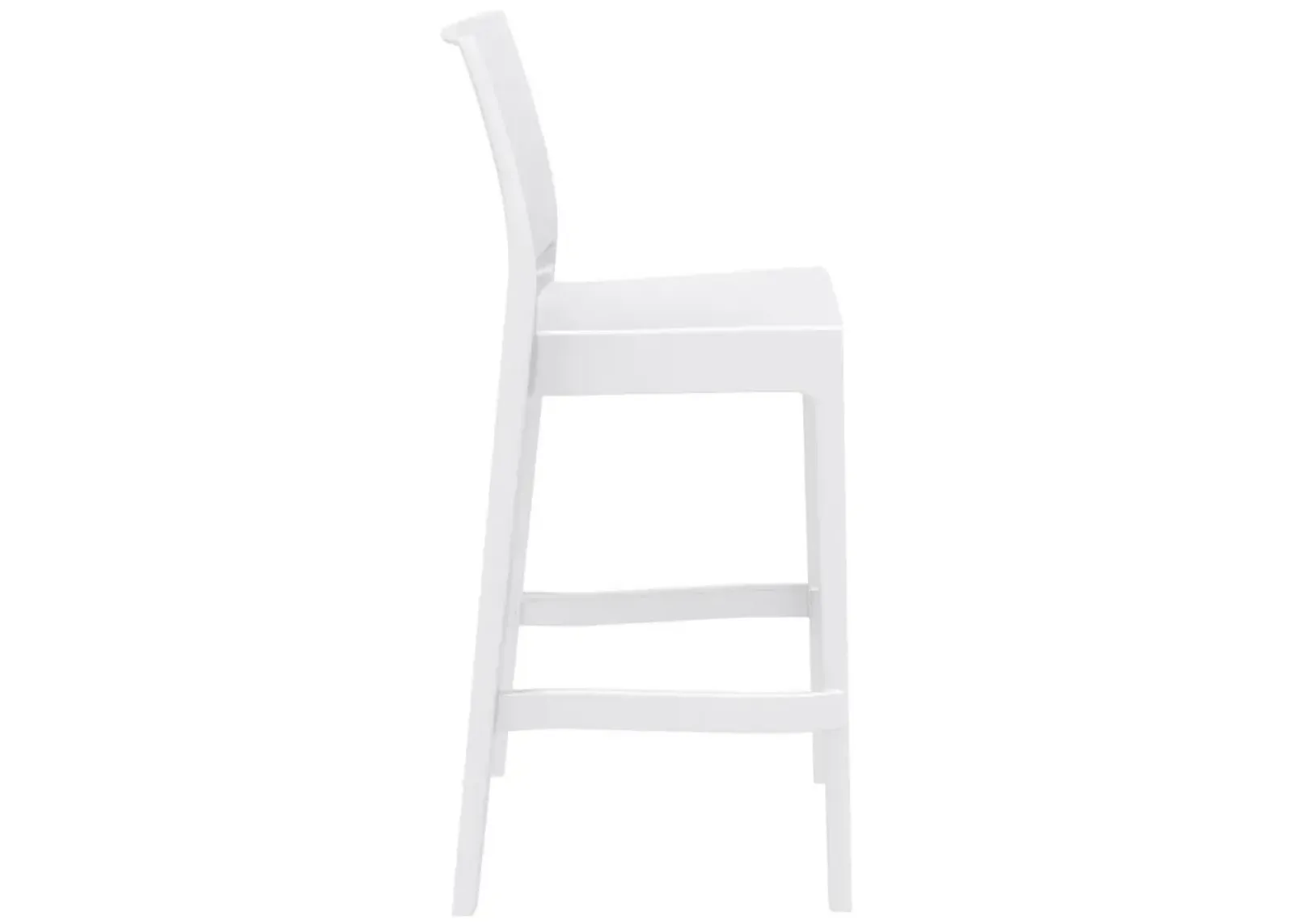 Compamia Maya Resin Bar Stool White