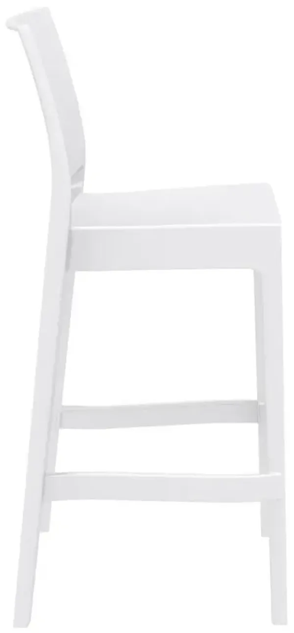 Compamia Maya Resin Bar Stool White