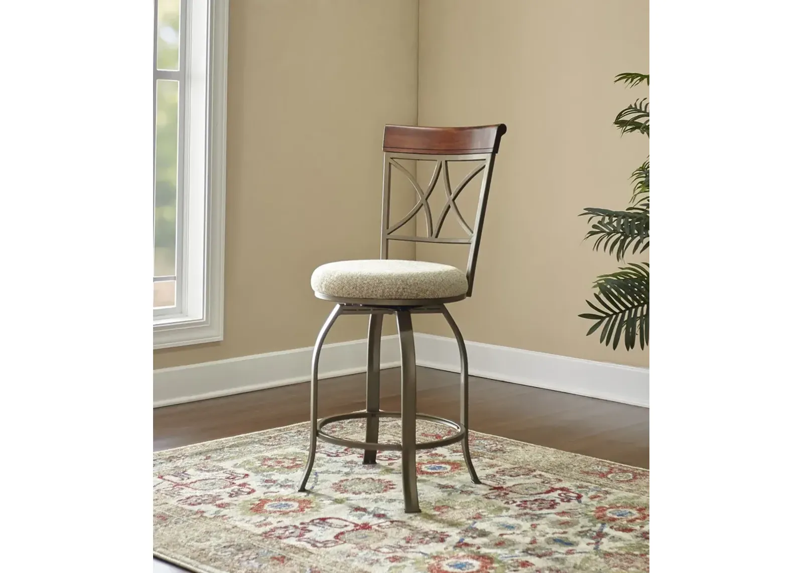 Powell Hamilton Swivel Counter Stool