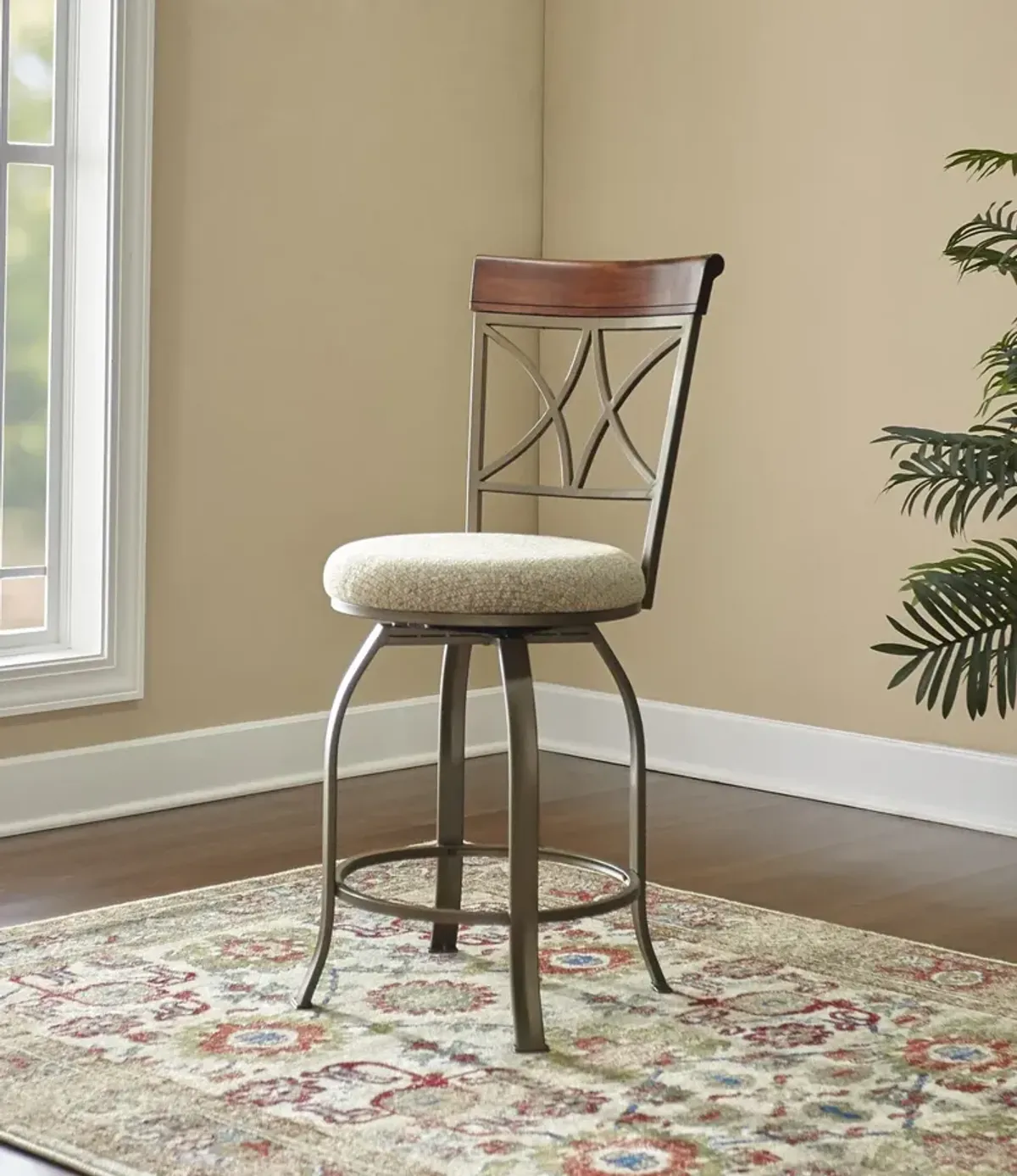 Powell Hamilton Swivel Counter Stool