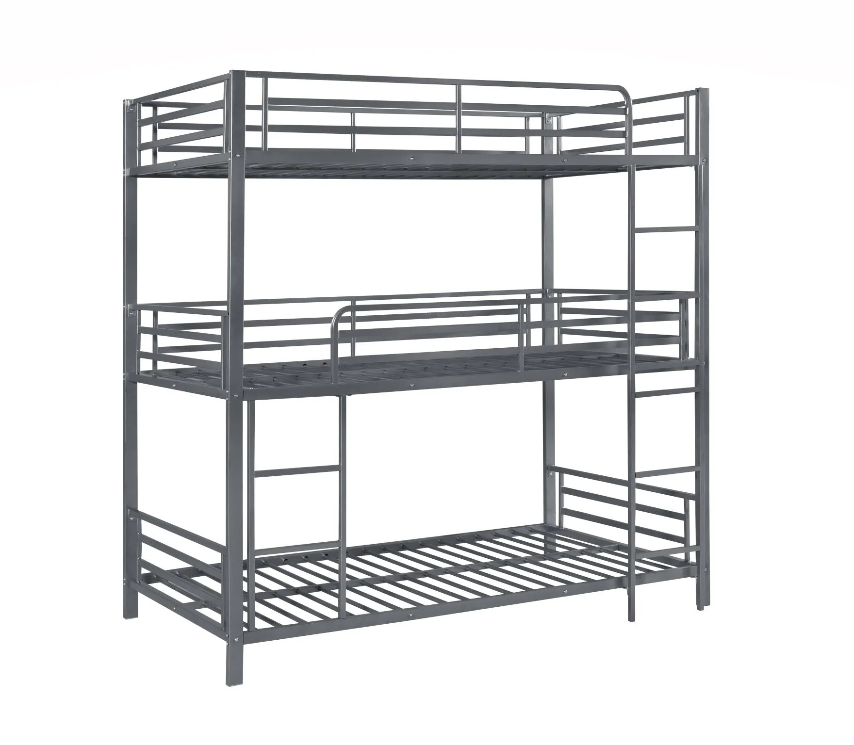 MAYNARD TRIPLE TWIN BUNK BED SILVER