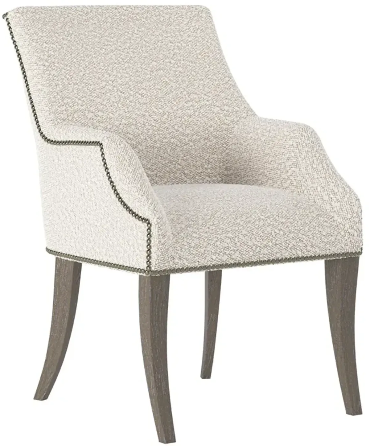 Bernhardt Keeley Nailhead Trim Fabric Arm Chair