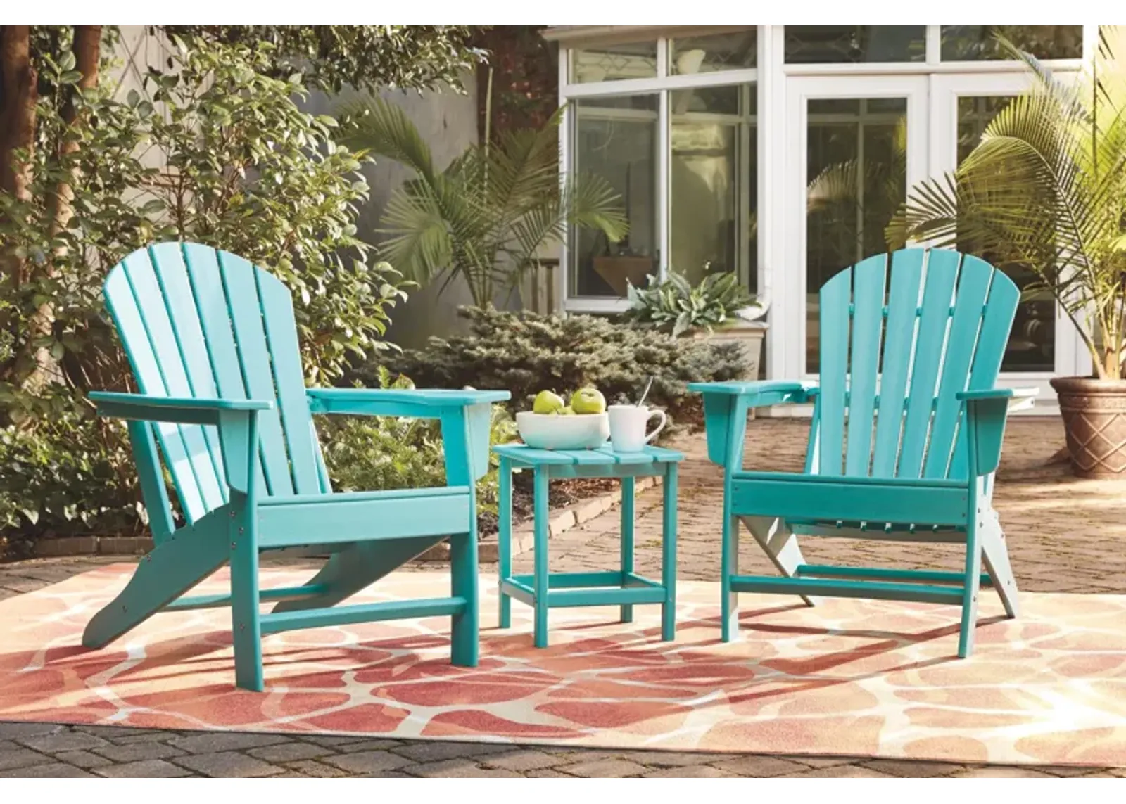 Hudson's Furniture Exclusive Vibrant Turquoise Outdoor Adirondack Chair