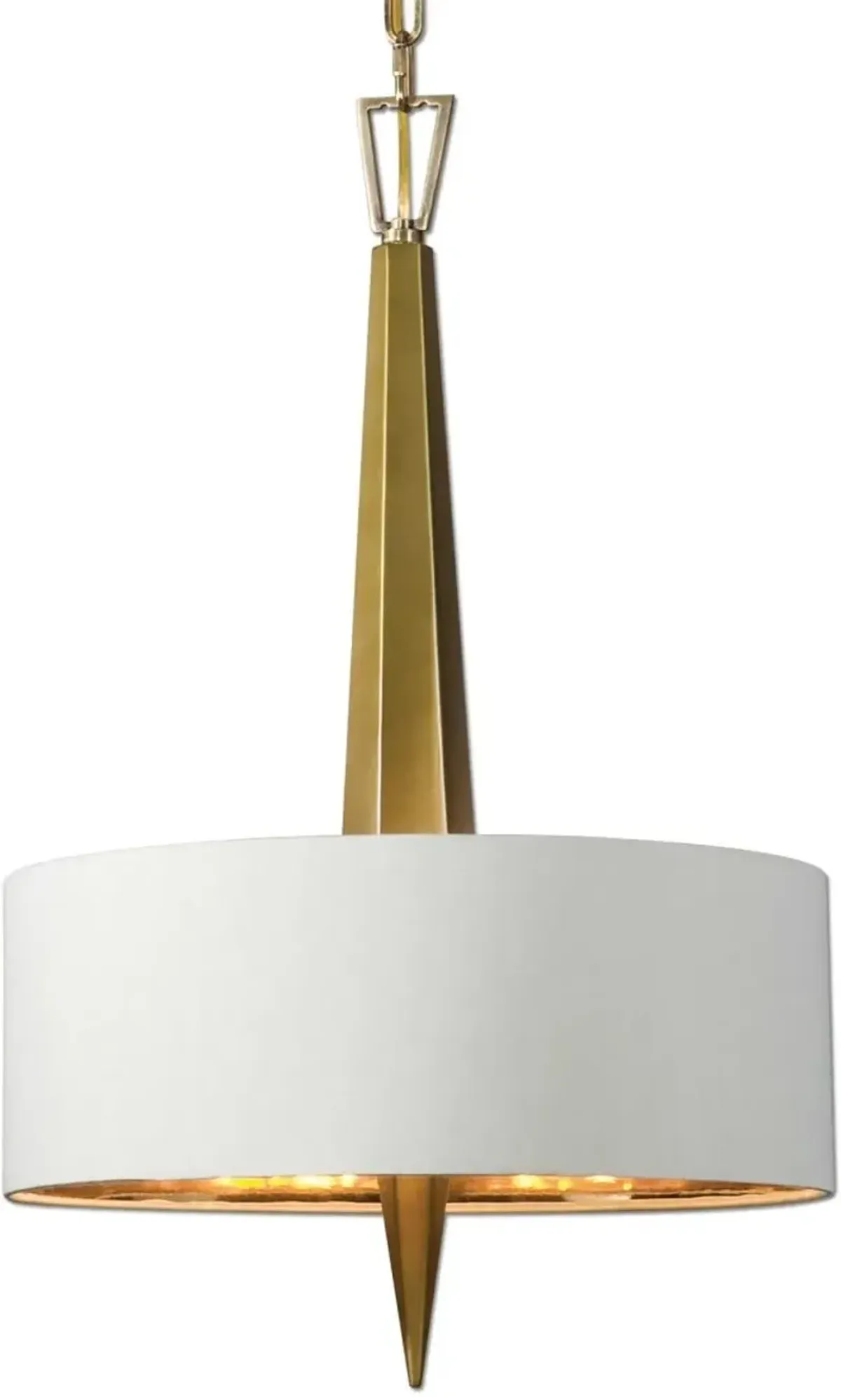 Uttermost Obeliska Gold 3-Light Chandelier