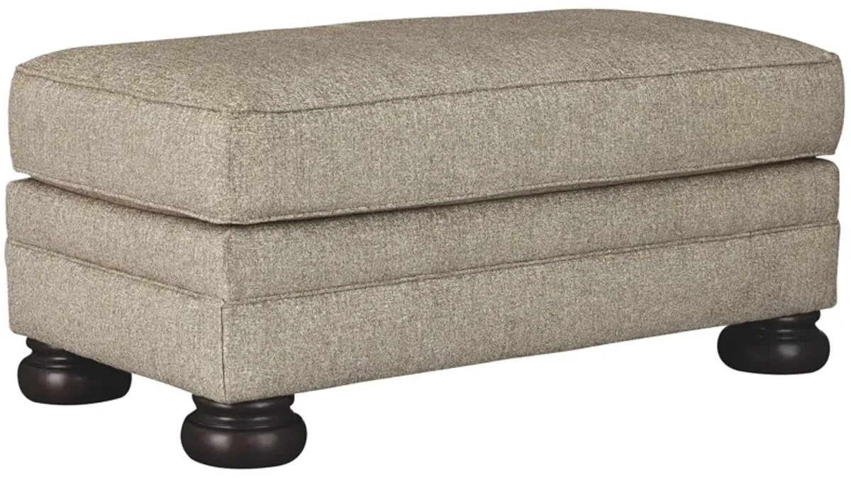 Ashley Kananwood Oatmeal Ottoman