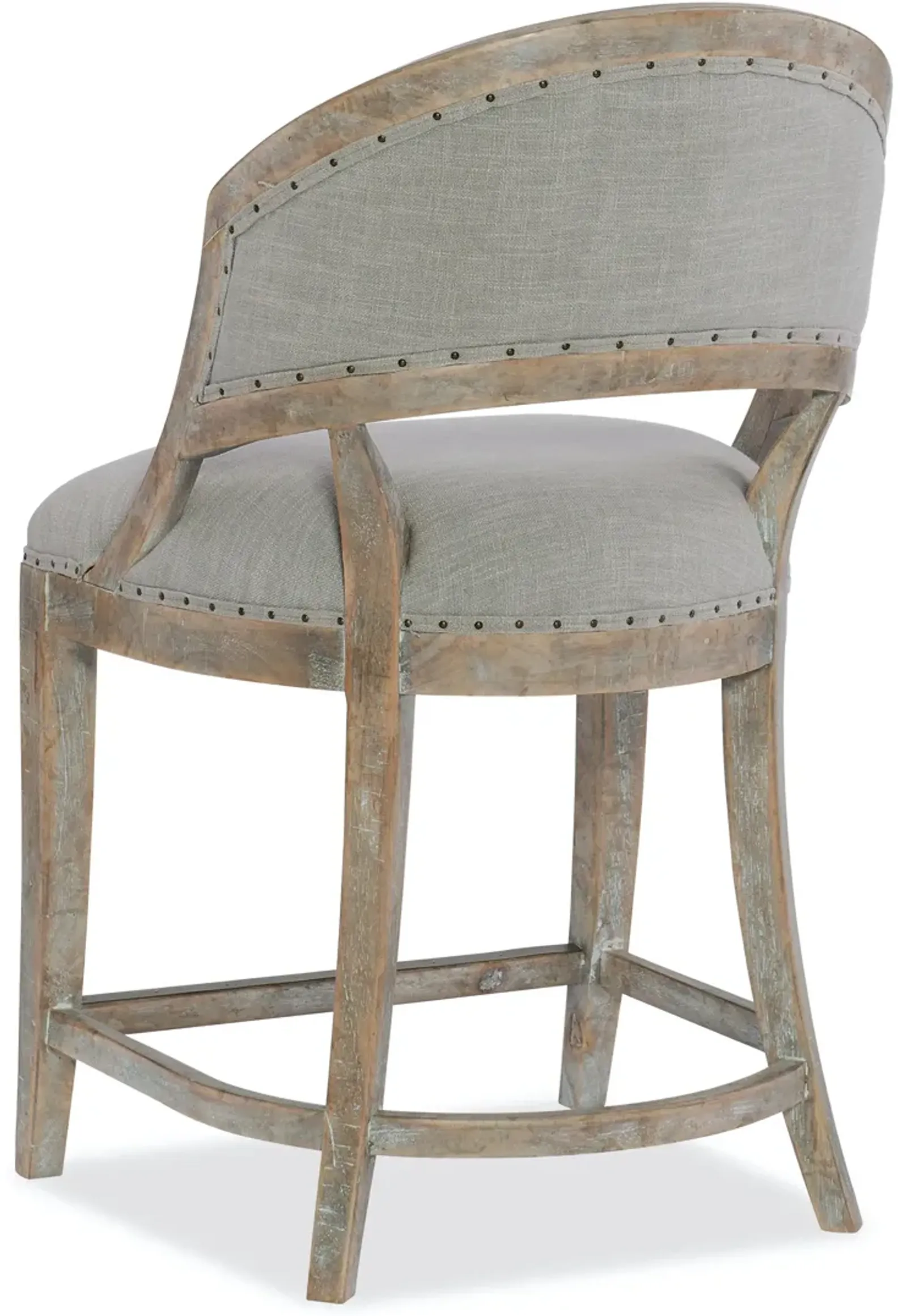 Hooker Furniture Boheme Garnier Barrel Back Counter Stool