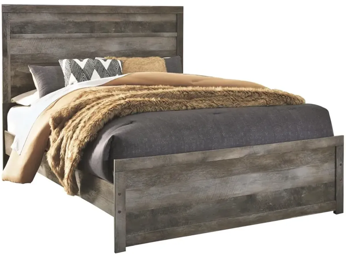 Ashley Wynnlow Gray Queen Panel Bed