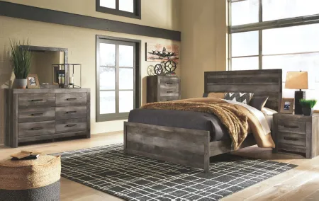WYNNLOW QUEEN PANEL BED GRAY SIGNATURE DESIGN