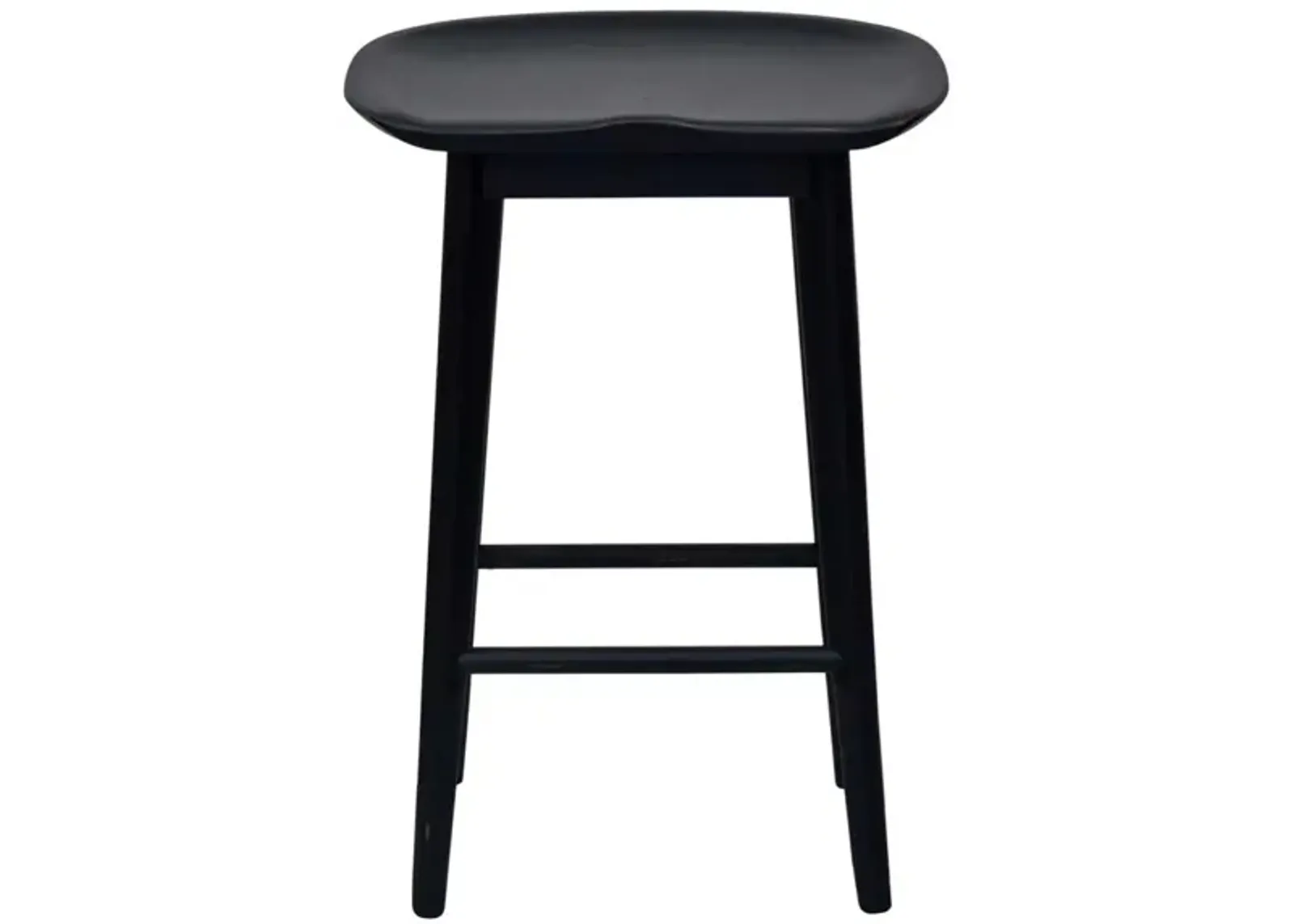 Steve Silver Hilton 24 Inch Backless Counter-Height Stool Black