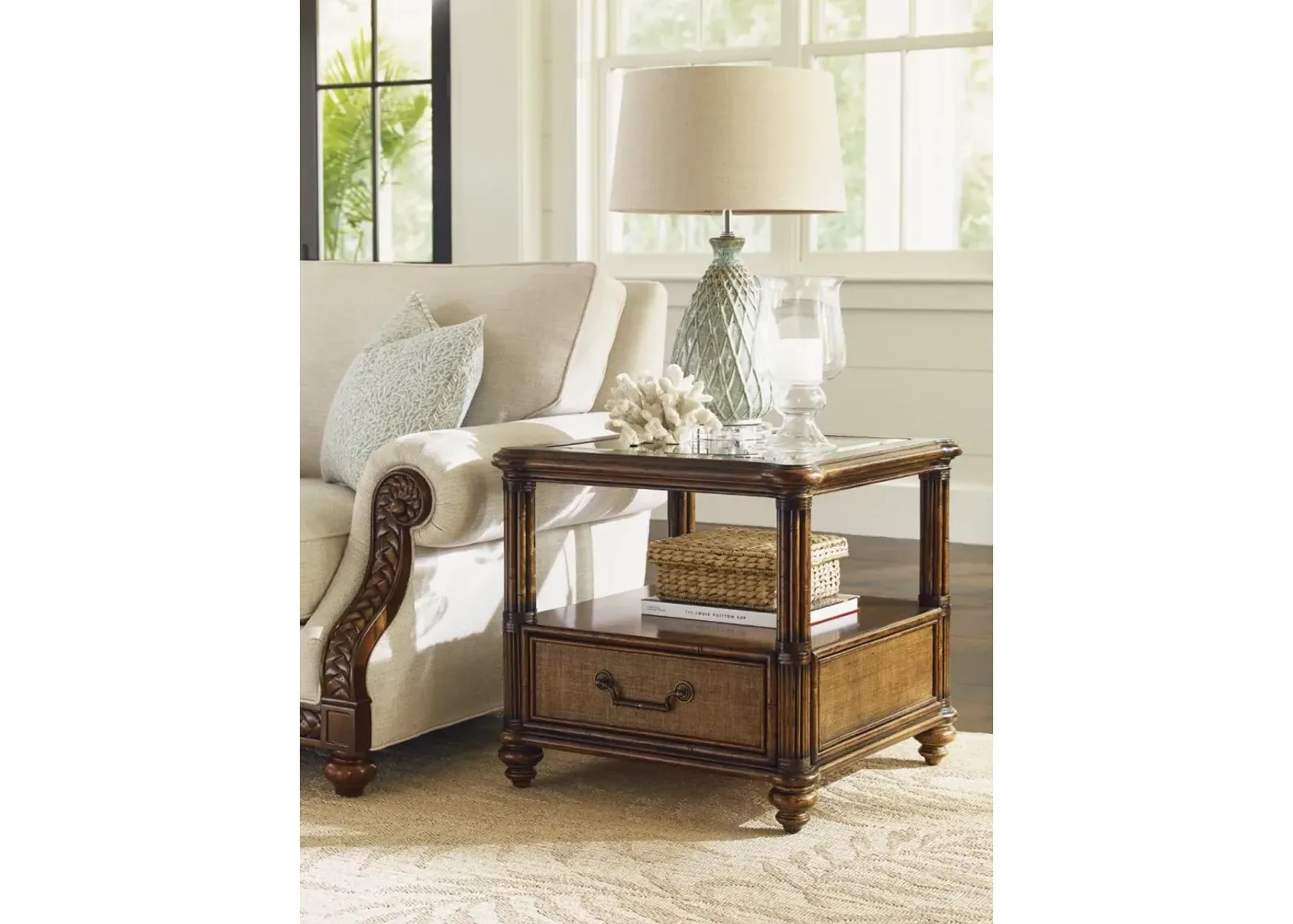 Tommy Bahama Home by Lexington Bali Hai Bimini Square End Table