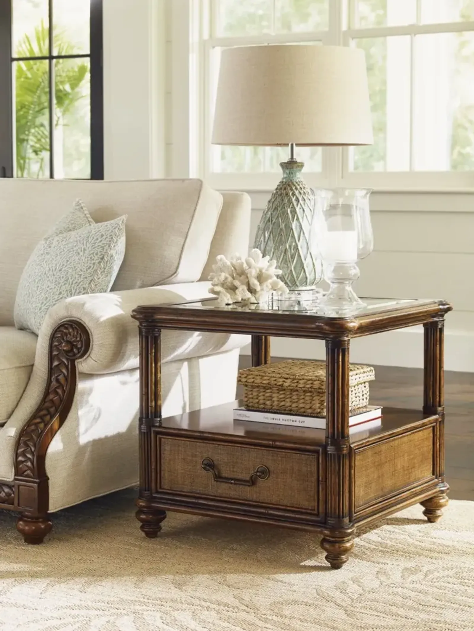 Tommy Bahama Home by Lexington Bali Hai Bimini Square End Table