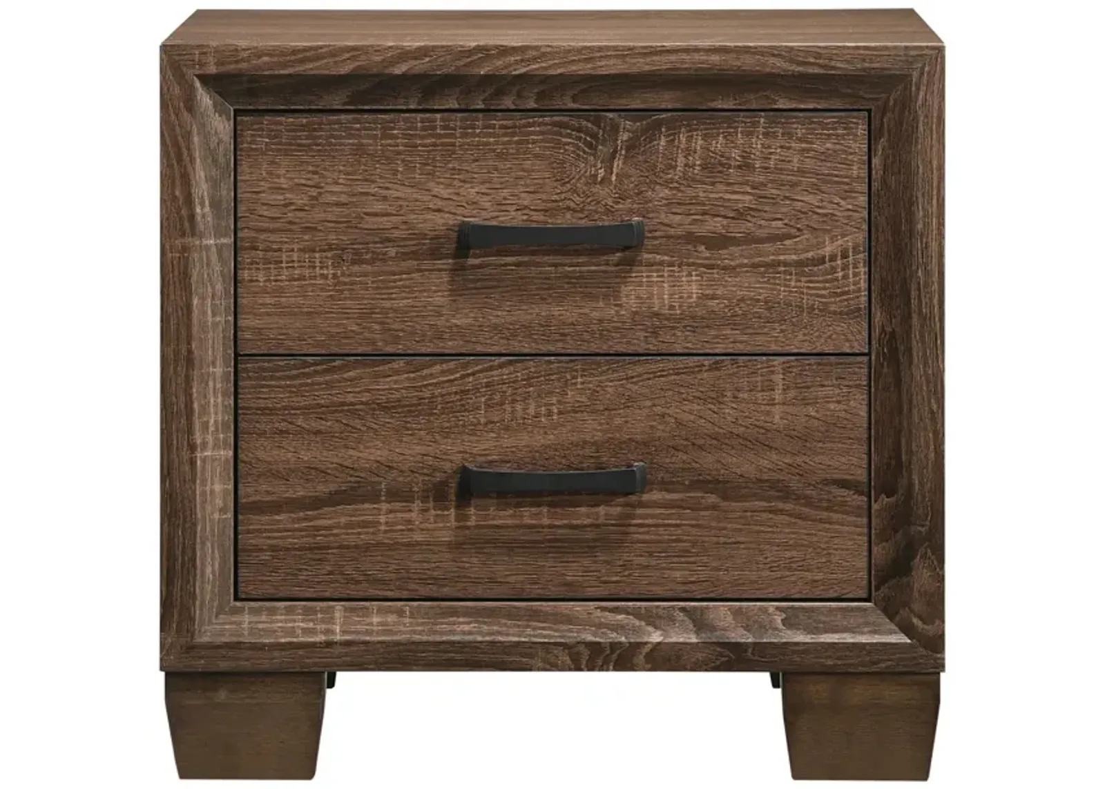 Coaster Brandon 2-Drawer Nightstand Warm Brown