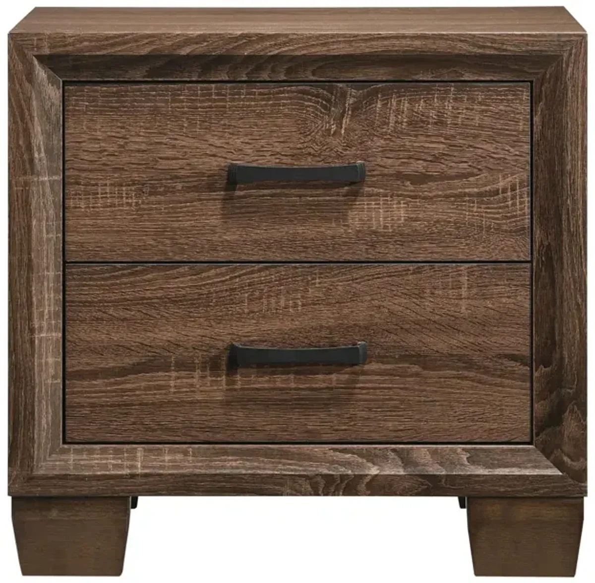 Coaster Brandon 2-Drawer Nightstand Warm Brown