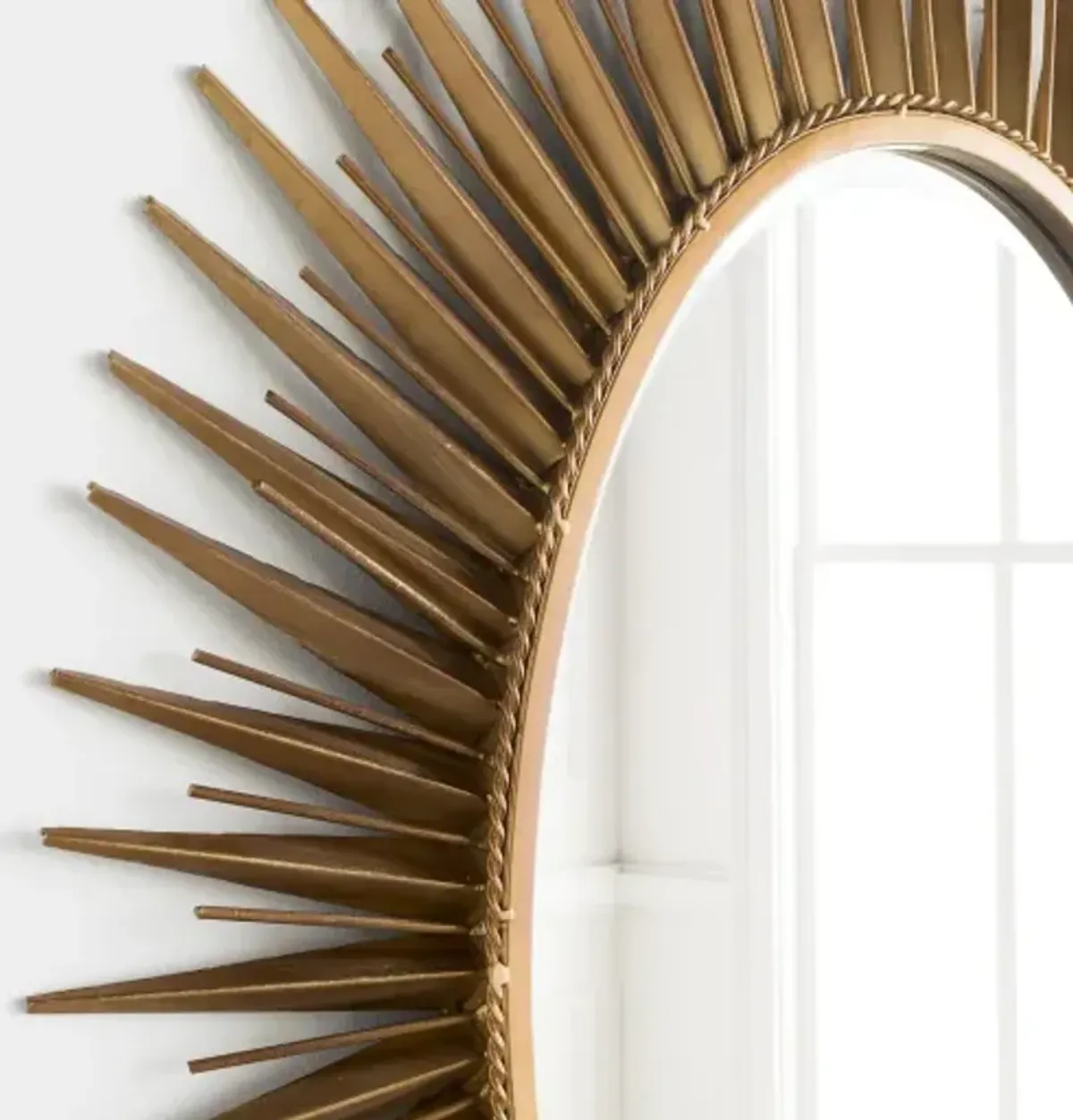 Surya Nihal Gold Starburst Mirror