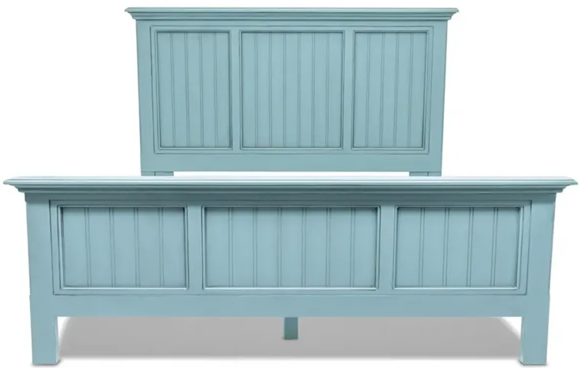 Seawinds Monaco King Bed Bleu Finish