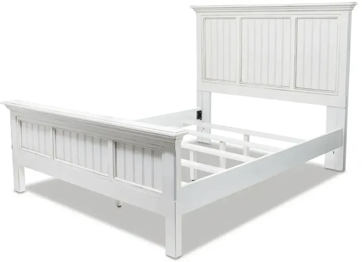 Seawinds Monaco Queen Bed Blanc Finish