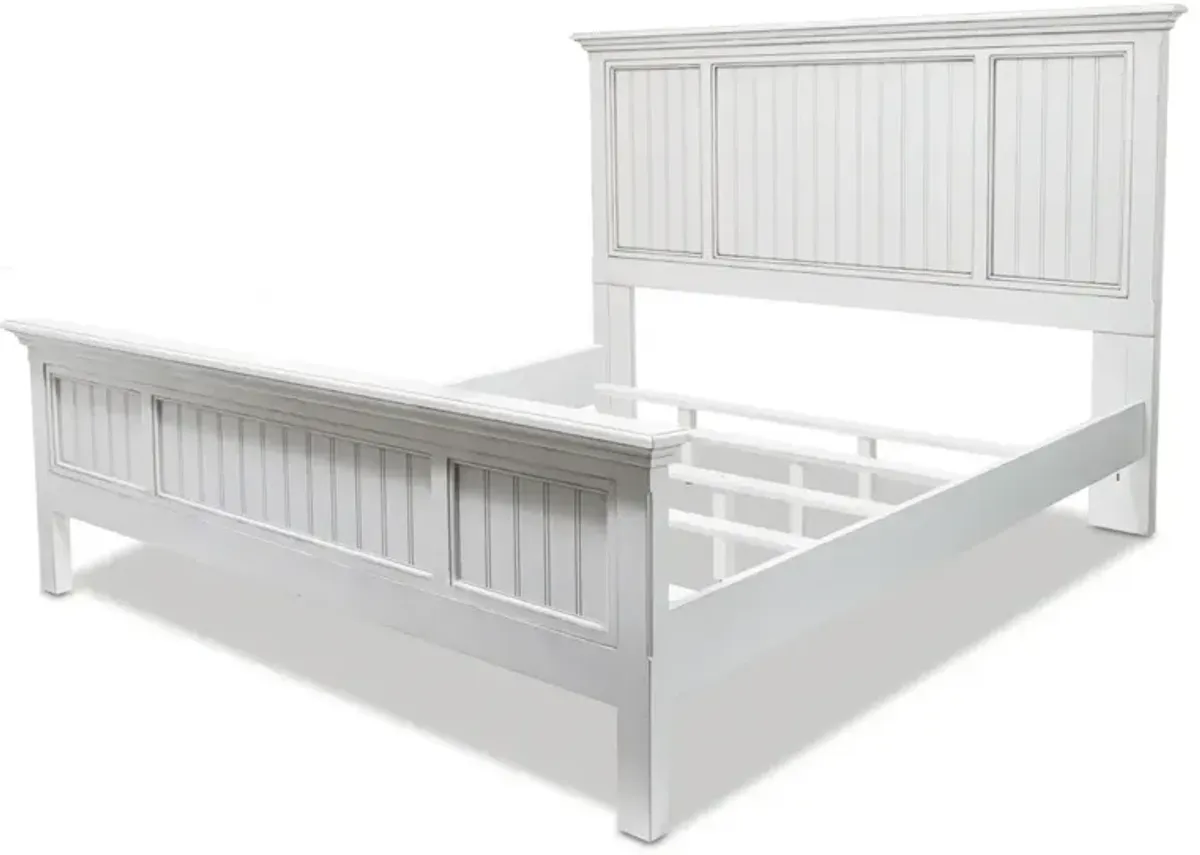 Seawinds Monaco Queen Bed Blanc Finish