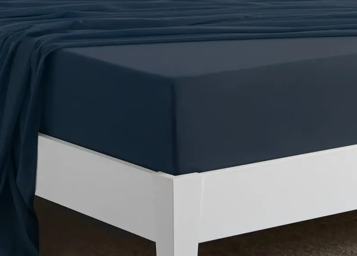 Bedgear Queen Navy Blue Basic Sheet Set