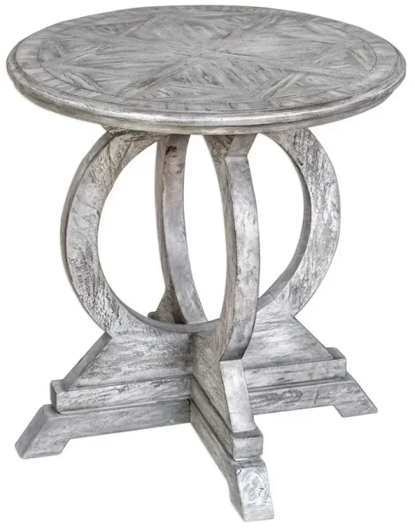 Uttermost Maiva White Accent Table