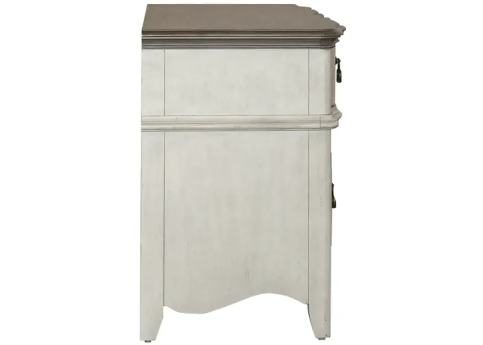 Liberty Furniture Chesapeake Taupe/Wire Brushed Antique White Credenza