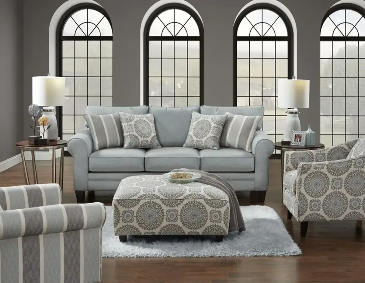 Fusion Grande Mist Brianne Twilight Cocktail Ottoman