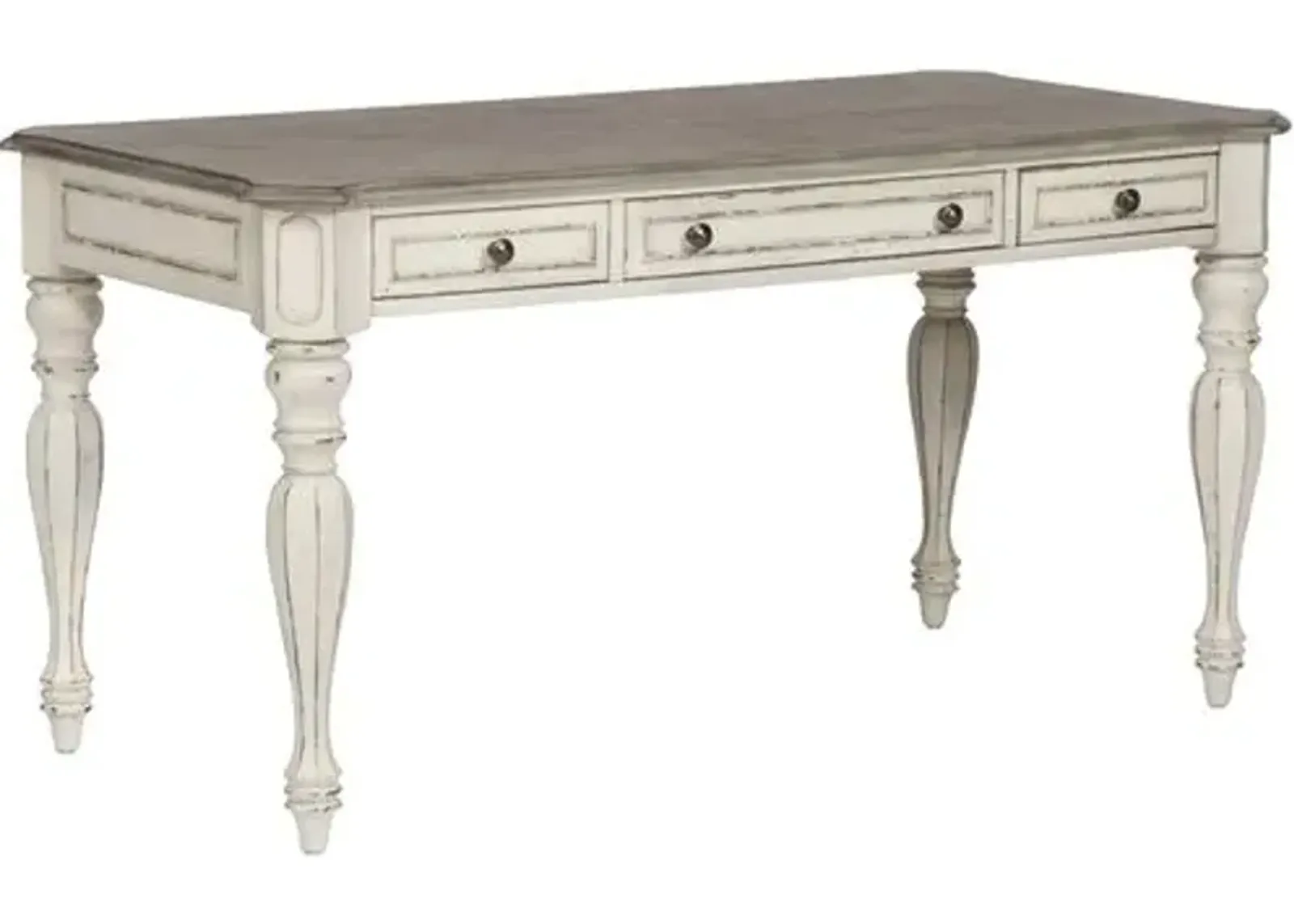 Liberty Furniture Magnolia Manor Antique White Writing Desk