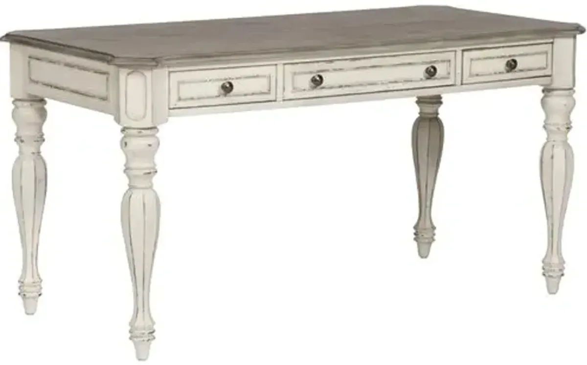 Liberty Furniture Magnolia Manor Antique White Writing Desk