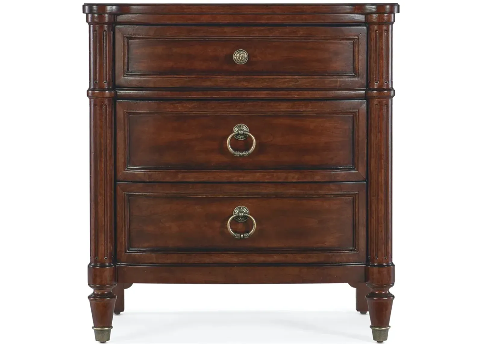 Hooker Furniture Charleston Cherry 3-Drawer Nightstand